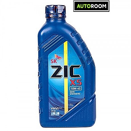 Масло моторное ZIC A/X5 10W40 SM п/с 1л